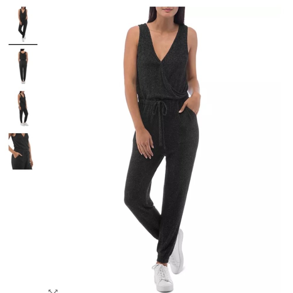 Bobeau Tova Sleeveless Cozy Knit Jumpsuit NWOT